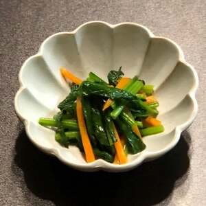 ほうれん草とにんじんのナムル〜お弁当にも